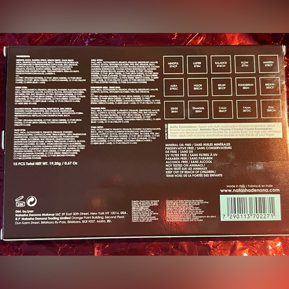 Natasha Denona Zendo Palette
Eye shadow palette - Picture 3 of 3